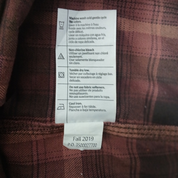 Carhartt Men's Rugged Flex Hamilton Plaid Buttun Down Flannel Shirt. M - Picture 9 of 11